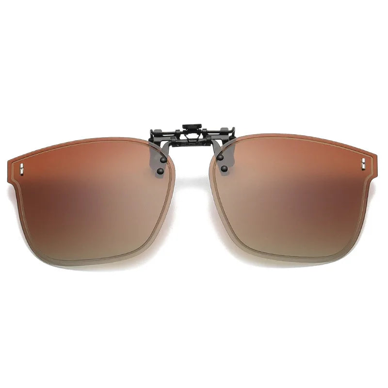 Metal Clip-On Polarized Sunglasses