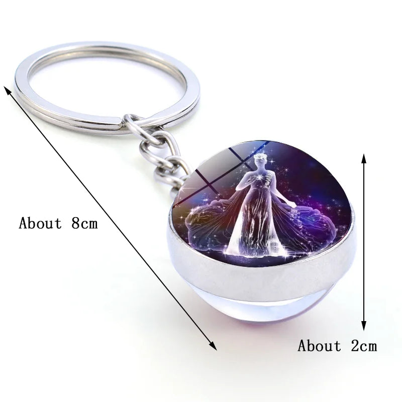 Luminous Ball Pendant Key Chain