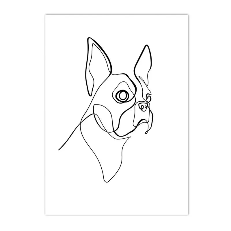  Pet Dog Cat Poster Canvas