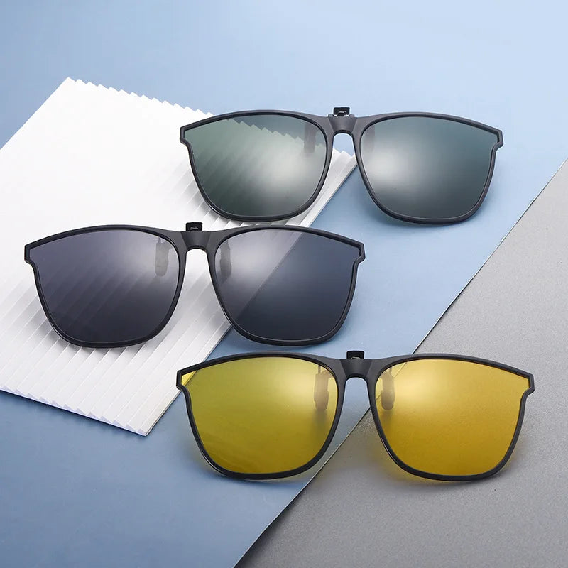 Polarized Clip On Sunglasses Men