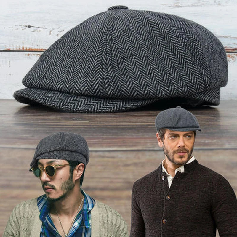 Vintage Tweed Peaky Blinders Berets