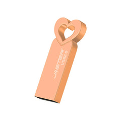  Heart-shaped Metal Flash Drive