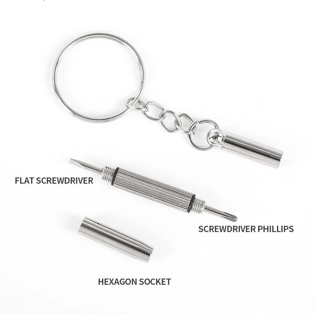 Portable Hand Eyeglass Screwdriver Tool