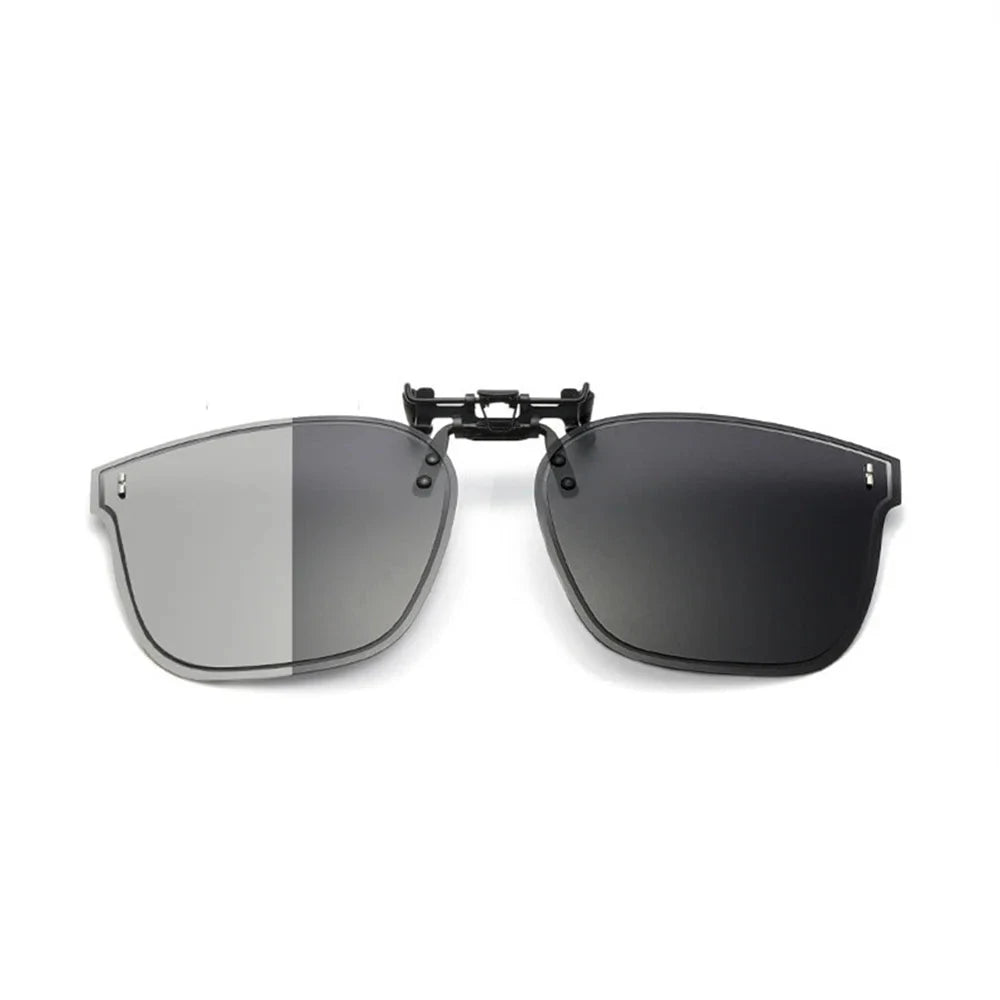 Metal Clip-On Polarized Sunglasses