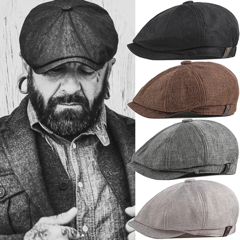 Vintage Tweed Peaky Blinders Berets