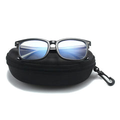 Portable Zipper Carabiner Sunglass Protector Box