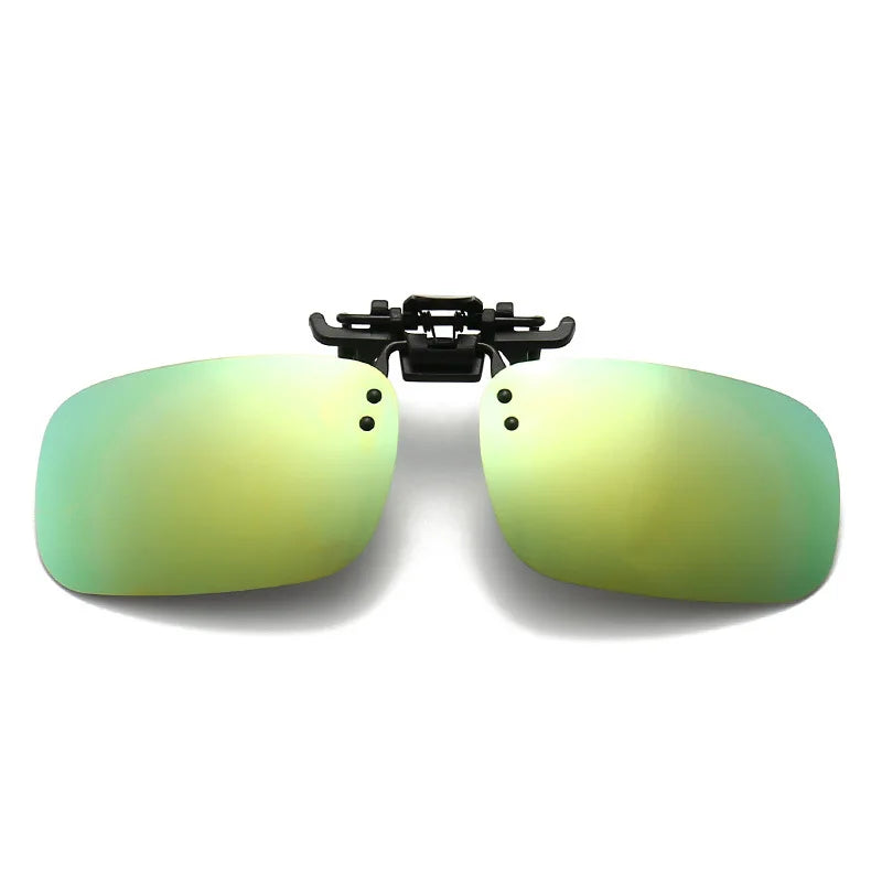 Clip On Flip Up 4 Color Grey Sunglasses