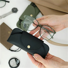 Portable PU Leather Eyewear Case for Sunglasses