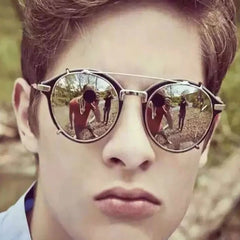 original hip hop mirror sunglasses for men